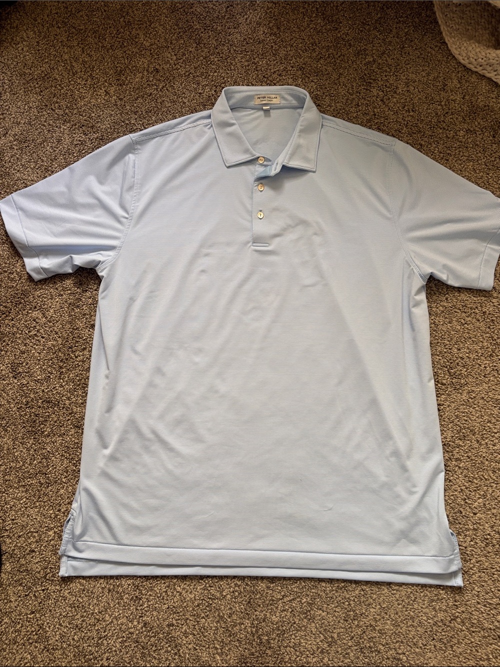 Peter Millar Light Blue Performance Polo
